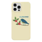 Teal Blue CoffeeのTeal Blue Bird Smartphone Case