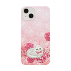 Ａｔｅｌｉｅｒ　Ｈｅｕｒｅｕｘの薔薇とチンチラシルバー Smartphone Case