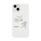 ビールとアート TM-3 Designの名画 × BEER（鳥獣戯画）黒線画02 Smartphone Case