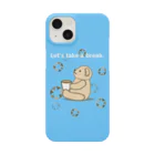 PERIDOTのcoffee break（水色） Smartphone Case