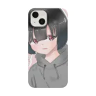 癒しの場所のパーカー姿の女の子 Smartphone Case