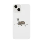 23_drawingの水彩画カブトムシ Smartphone Case