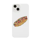 ぴーひゃら食べもの水彩画のホットドッグ水彩画 Smartphone Case