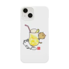 ねころぶ shopのねころぶ【レモネード】 スマホケース