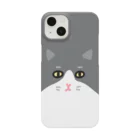 PokuStarのグレーのハチワレ・ケース Smartphone Case