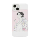 keeeeeep smilingの猫とチュッパチャプスと私 Smartphone Case