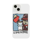 NOGAMI のI LOVE COFFEE　『ドリップにゃんテスト中の図』 Smartphone Case