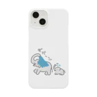 いきものや　のの（別館）の水浴びゾウ ザバーン（仔象つき） Smartphone Case