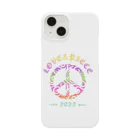 薈.collectionのLove＆peaceシリーズRainbowcolorバージョン スマホケース