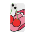 Red CherryのCherry kiss Smartphone Case