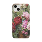 花名画アートグッズのルイ・マリー・ド・シュライバー《薔薇のある静物》 Smartphone Case