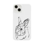 junichi-goodsのうさぎ（モノクロ） Smartphone Case