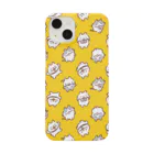 おむすび屋のねこいぬ総柄黄色 Smartphone Case