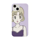 Hinanochin.shopのMs. Blonde Short Hair Smartphone Case