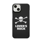 SUPER LOVERS co,ltdのLOVERS ROCK 90sロゴ　黒 スマホケース