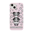 SUPER LOVERS co,ltdのLOVERS HOUSE お花メリーアンドケン　ピンク Smartphone Case