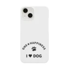 onehappinessのI LOVE DOG　ONEHAPPINESS Smartphone Case