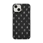 森 ピクセルのDIGITAL NUMBER（Black） Smartphone Case