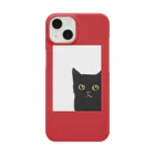 WAMI ARTの赤い窓と黒猫 Smartphone Case