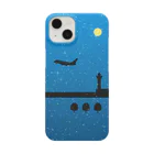 flying_tennis_playerのNight Flight(full moon) Smartphone Case