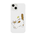 むこうずねのおどろきねこ スマホケース