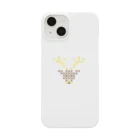 shisoppaの雄鹿 Cross-stitch iPhone Smartphone Case