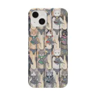 神聖家畜帝国　SUZURI店の行軍（猫） Smartphone Case