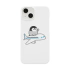 DECORの心くばりペンギン　飛行機ver. スマホケース