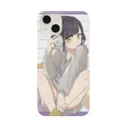 lanixのクッションpurple Smartphone Case