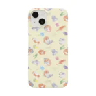 渡邊野乃香のお店のむーぽんドライフラワー柄　黄色 Smartphone Case