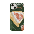 小田島灯のカフェで食べたい！苺クレープ Smartphone Case