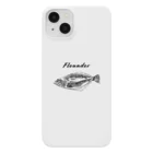 🐟日本の魚と仲間たち🦑のヒラメ - Left-eyed flounder（鮃、学名：Paralichthys olivaceus） Smartphone Case