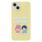 AURORA_MARTのオーロラちゃんとてっちゃんまんのスマホケース Smartphone Case