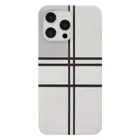 SONOTENI-ARTの028-002　モンドリアン　『コンポジション(No.1)』　スマホケース　表側面印刷　iPhone 14ProMax/14Plus/13ProMax/12ProMax専用デザイン　SC4-2 iPhone Smartphone Case