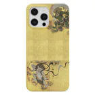 SONOTENI-ARTの023-001　俵屋宗達　『風神雷神図屏風』　スマホケース　表側面印刷　iPhone 14ProMax/14Plus/13ProMax/12ProMax専用デザイン　SC4-2 iPhone Smartphone Case