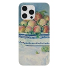 SONOTENI-ARTの016-008　ルノワール　『桃とぶどうのある静物』　スマホケース　表側面印刷　iPhone 14ProMax/14Plus/13ProMax/12ProMax専用デザイン　SC4-2 Smartphone Case