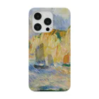 SONOTENI-ARTの016-009　ルノワール　『海と崖』　スマホケース　表側面印刷　iPhone 14/14Pro/13/13Pro/12/12Pro専用デザイン　SC4-1 iPhone Smartphone Case