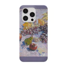 SONOTENI-ARTの005-017　ゴッホ　『リンゴ、セイヨウナシ、レモン、ブドウのある静物 』　スマホケース　表側面印刷　iPhone 14/14Pro/13/13Pro/12/12Pro専用デザイン　SC4-1 iPhone Smartphone Case