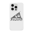 Ａ’ｚｗｏｒｋＳのウチのスリスリくん(黒・透過ver.) Smartphone Case