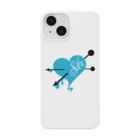 TWO SEEKERのII HEART【BLUE】 Smartphone Case