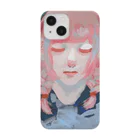 椋子(mukuko)のピンクのおさげの女の子 Smartphone Case