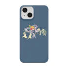 GOODS SHOP【そぞろな小窓】 SUZURI店の【ソイヤッ‼】《紺鼠》iphoneケース Smartphone Case