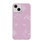 hikari_graphicsの園の生活　英字ver　PINK スマホケース