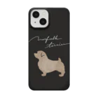 TOMOS-dogのノーフォークテリア シルエット Smartphone Case