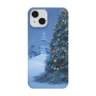 芸術のiPhoneケース屋さんのクリスマスの夜には Smartphone Case