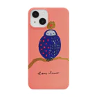 bonocoのflower owl スマホケース