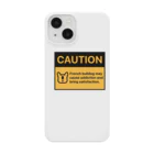 PISTACHIO FACTORYのCAUTION FRENCHIE Smartphone Case