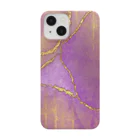 Sarah DesignsのSarah Designs Signature - Pink n Gold Drops Smartphone Case