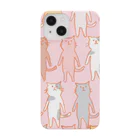 ウクレレピーナッツのにゃにゃにゃピンクねこ Smartphone Case