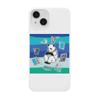 杜の魚の眠れない夜のパンダ(背景あり) Smartphone Case